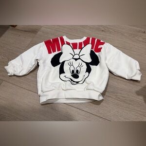 Zara Disney Minnie Mouse Kids Sweatshirt